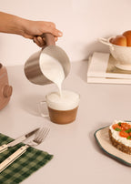 Milk Frother Retro - Mousseur À Lait & Chauffe-Lait Avec Carafe Amovible - Moca