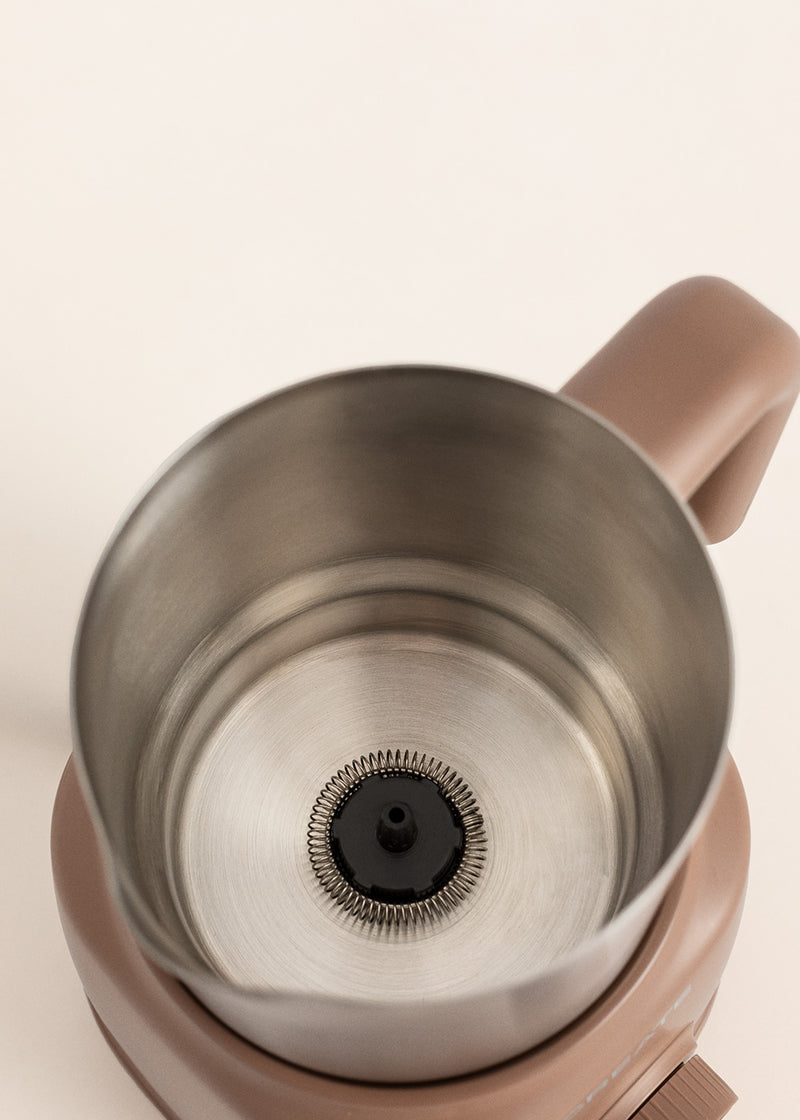Milk Frother Retro - Mousseur À Lait & Chauffe-Lait Avec Carafe Amovible - Moca
