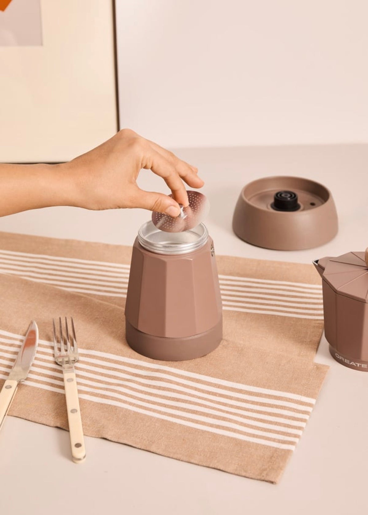 Thera Moka Electric - Cafetera Italiana Eléctrica Con Función De Mantener Caliente - Moca