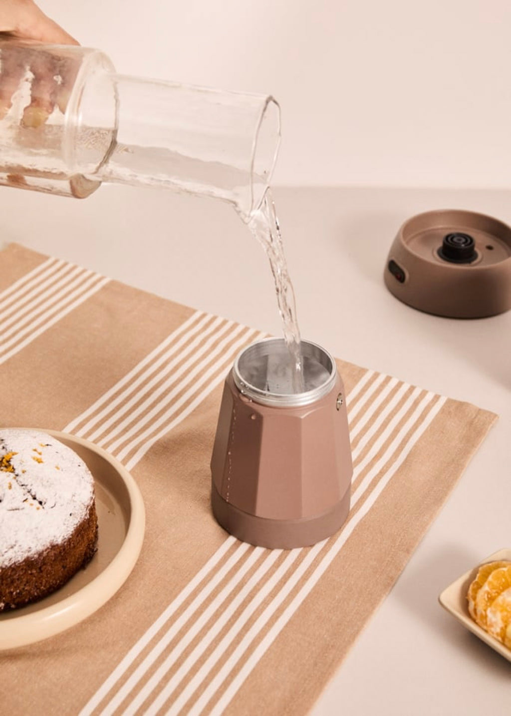 Thera Moka Electric - Cafetera Italiana Eléctrica Con Función De Mantener Caliente - Moca