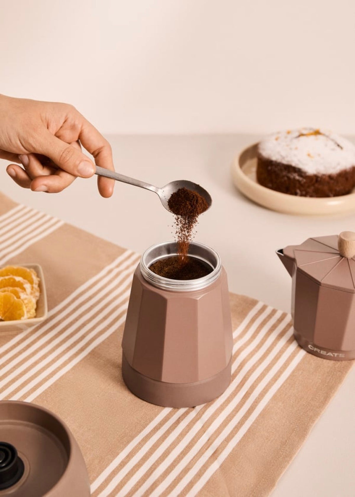 Thera Moka Electric - Cafetera Italiana Eléctrica Con Función De Mantener Caliente - Moca