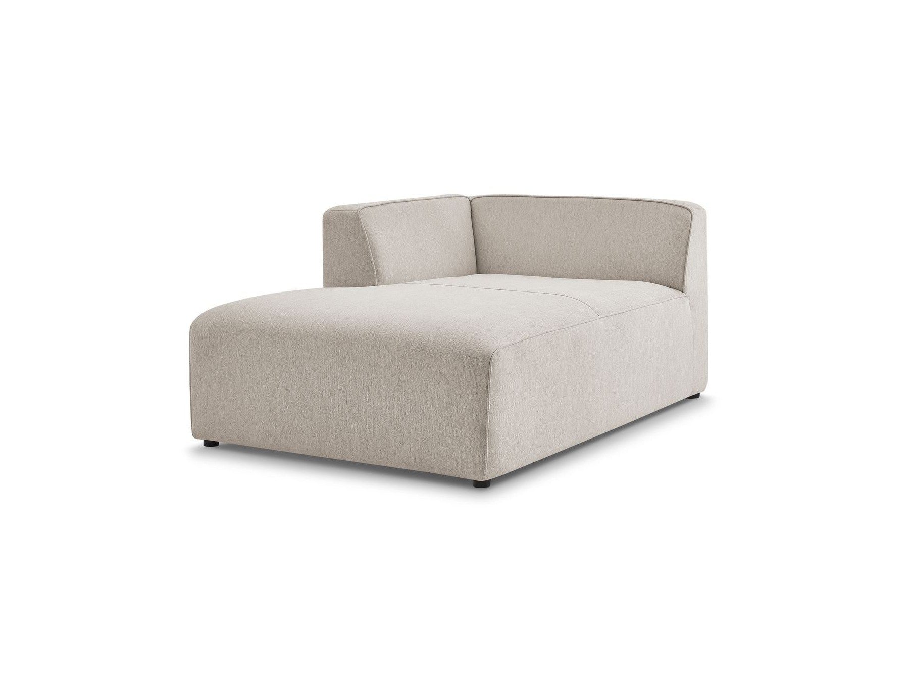Chaise Longue for MEGEVE Modular Sofa - Mottled Fabric - Left Corner