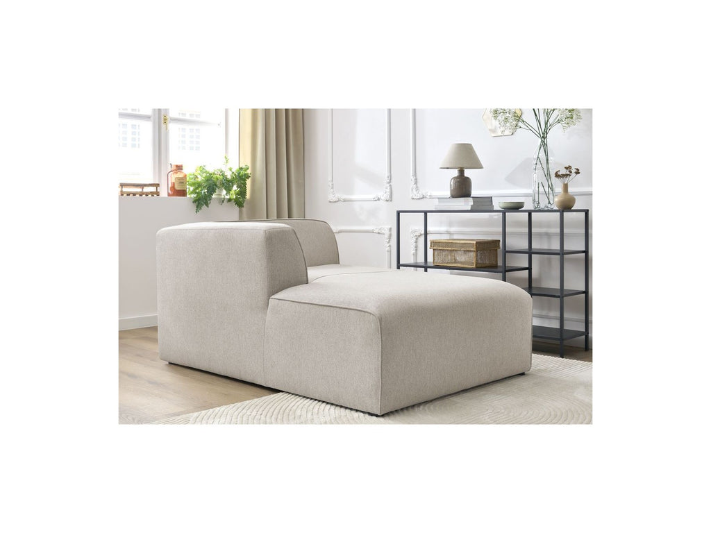 Chaise Longue for MEGEVE Modular Sofa - Mottled Fabric - Left Corner