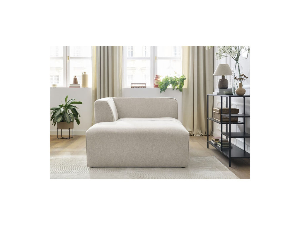 Chaise Longue for MEGEVE Modular Sofa - Mottled Fabric - Left Corner