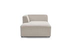 Chaise Longue for MEGEVE Modular Sofa - Mottled Fabric - Left Corner