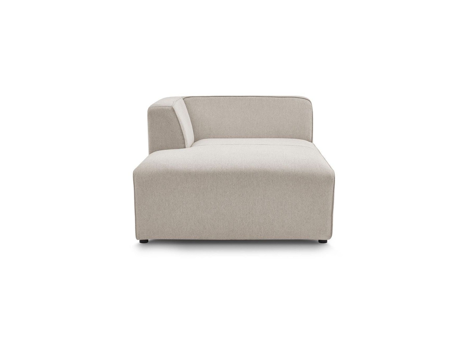 Chaise Longue for MEGEVE Modular Sofa - Mottled Fabric - Left Corner