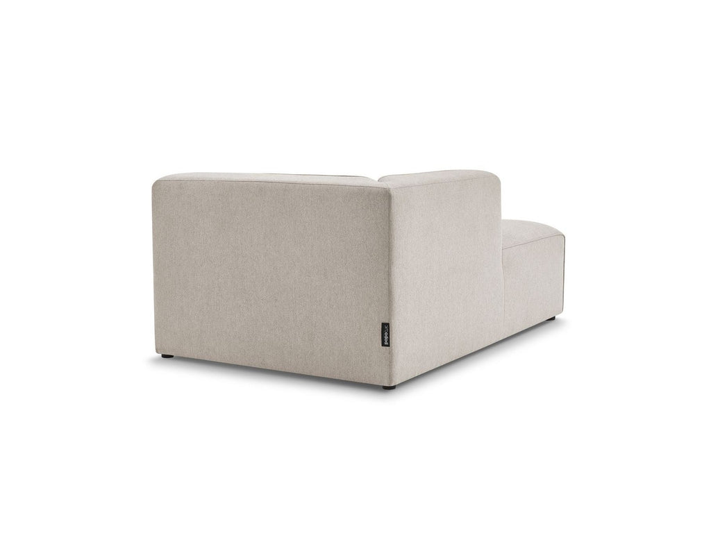 Chaise Longue for MEGEVE Modular Sofa - Mottled Fabric - Left Corner