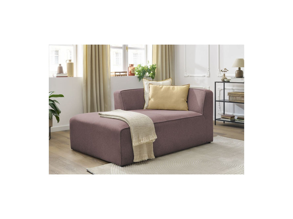 Chaise Longue for MEGEVE Modular Sofa - Mottled Fabric - Left Corner
