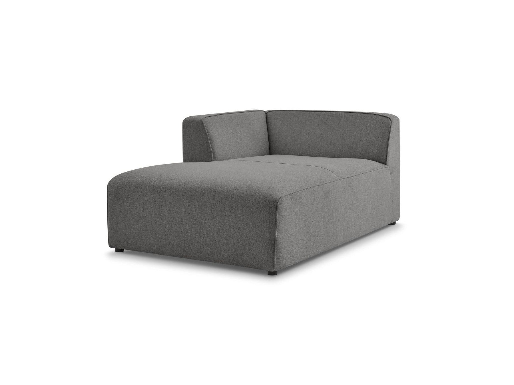 Chaise Longue for MEGEVE Modular Sofa - Mottled Fabric - Left Corner