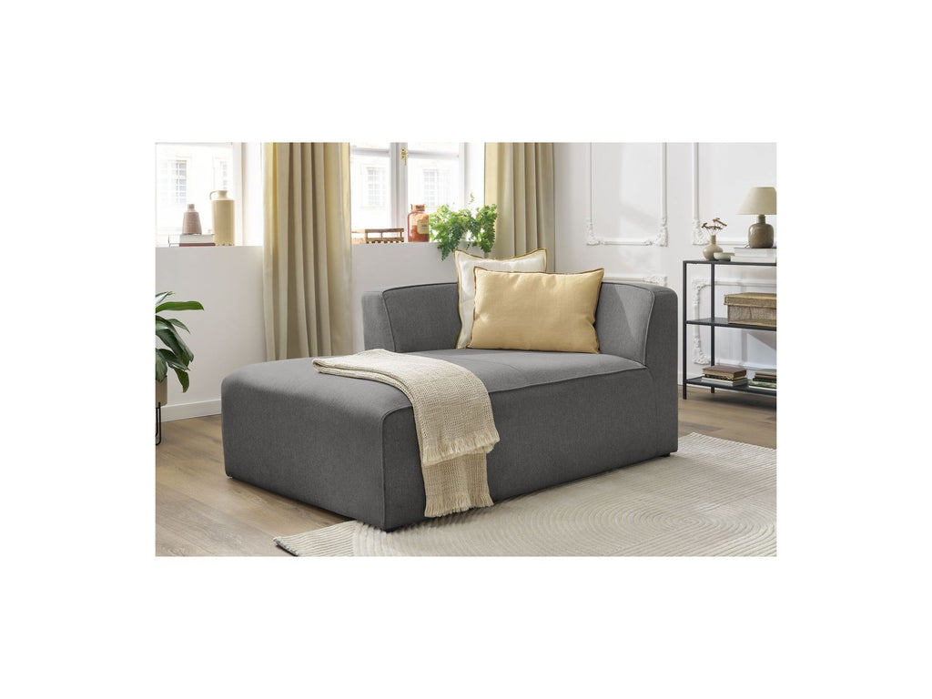 Chaise Longue for MEGEVE Modular Sofa - Mottled Fabric - Left Corner