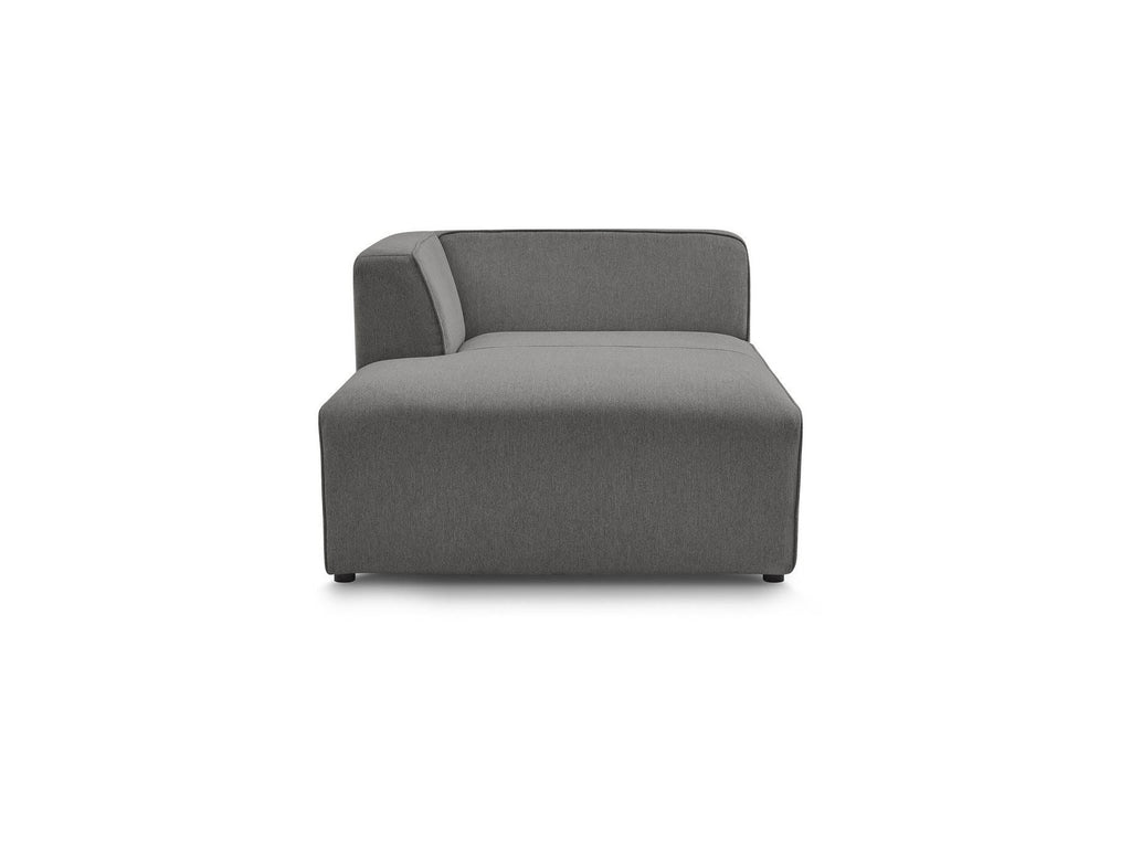 Chaise Longue for MEGEVE Modular Sofa - Mottled Fabric - Left Corner