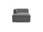 Chaise Longue for MEGEVE Modular Sofa - Mottled Fabric - Left Corner