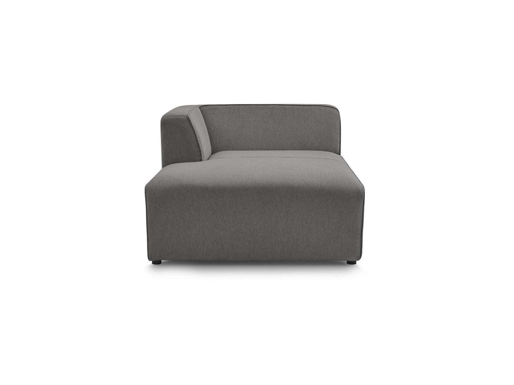 Chaise Longue for MEGEVE Modular Sofa - Mottled Fabric - Left Corner