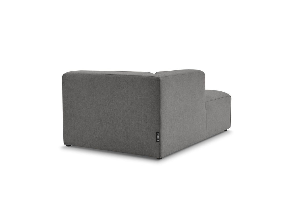 Chaise Longue for MEGEVE Modular Sofa - Mottled Fabric - Left Corner