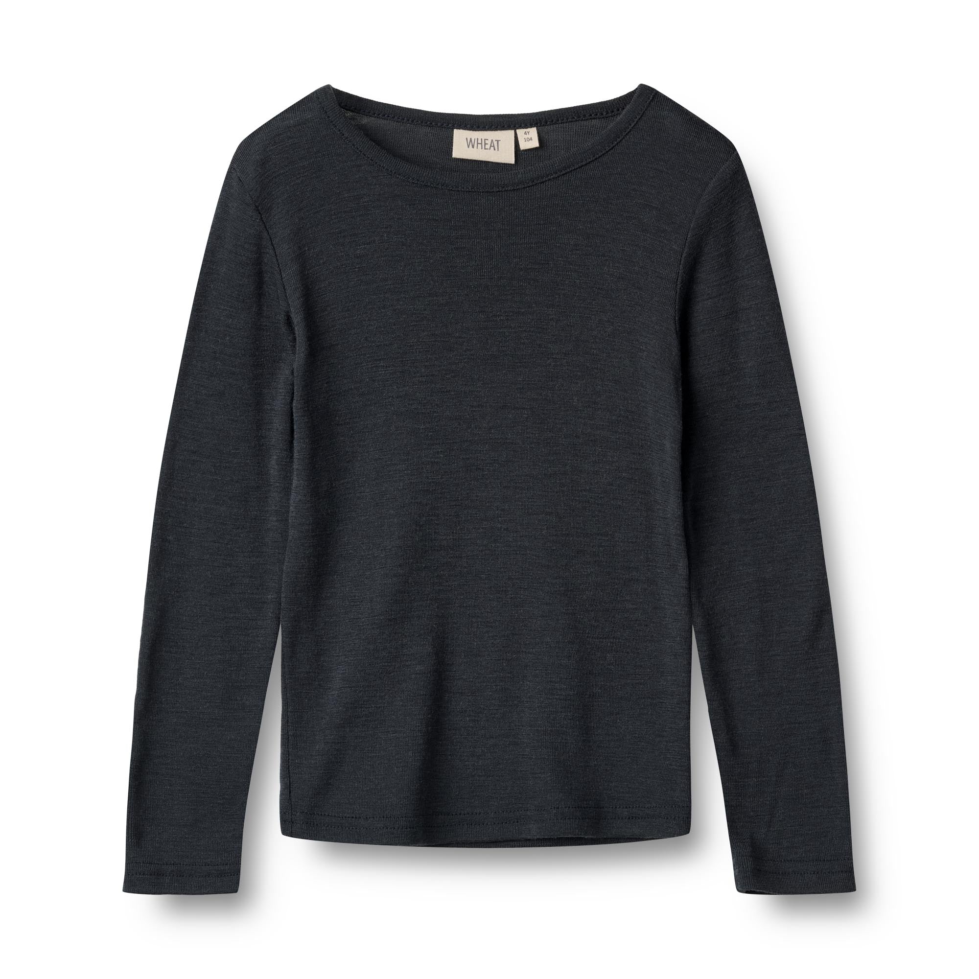 T-Shirt En Laine À Manches Longues Alfie - Navy - Enfant