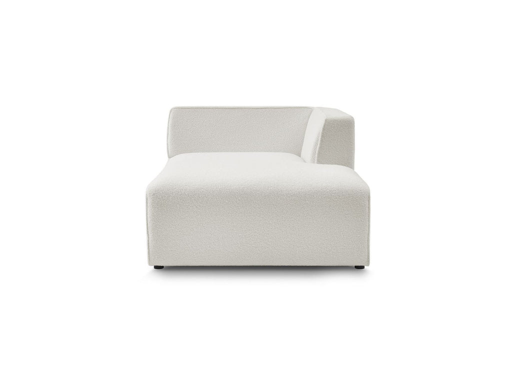 Méridienne Pour Canapé Modulable Megeve - Tissu Bouclette - Angle Droit