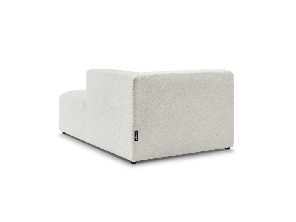 Méridienne Pour Canapé Modulable Megeve - Tissu Bouclette - Angle Droit