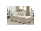 Méridienne Pour Canapé Modulable Megeve - Tissu Bouclette - Angle Droit