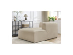 Méridienne Pour Canapé Modulable Megeve - Tissu Bouclette - Angle Droit