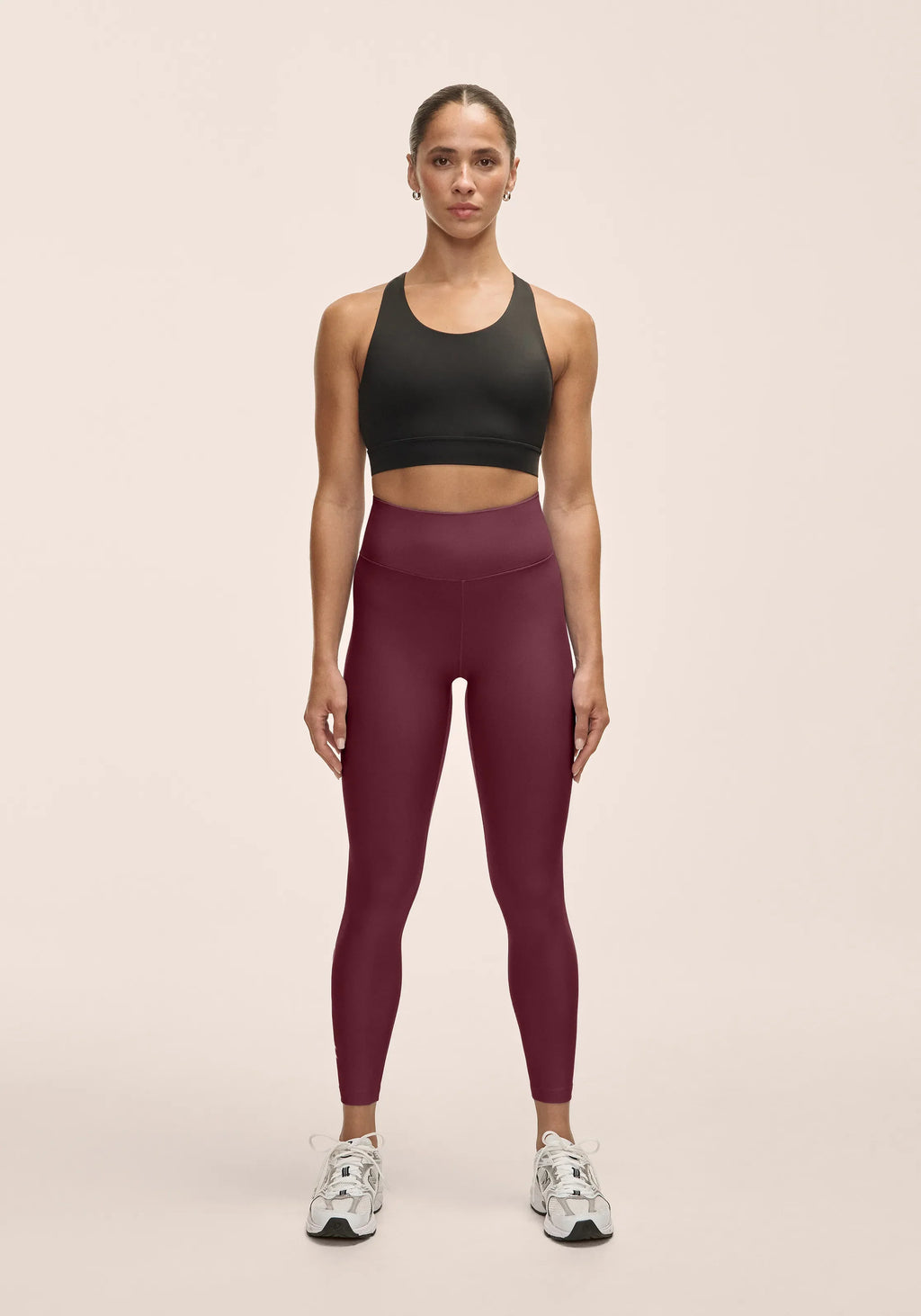 Graphic High Waist Tights - Cherry Moon