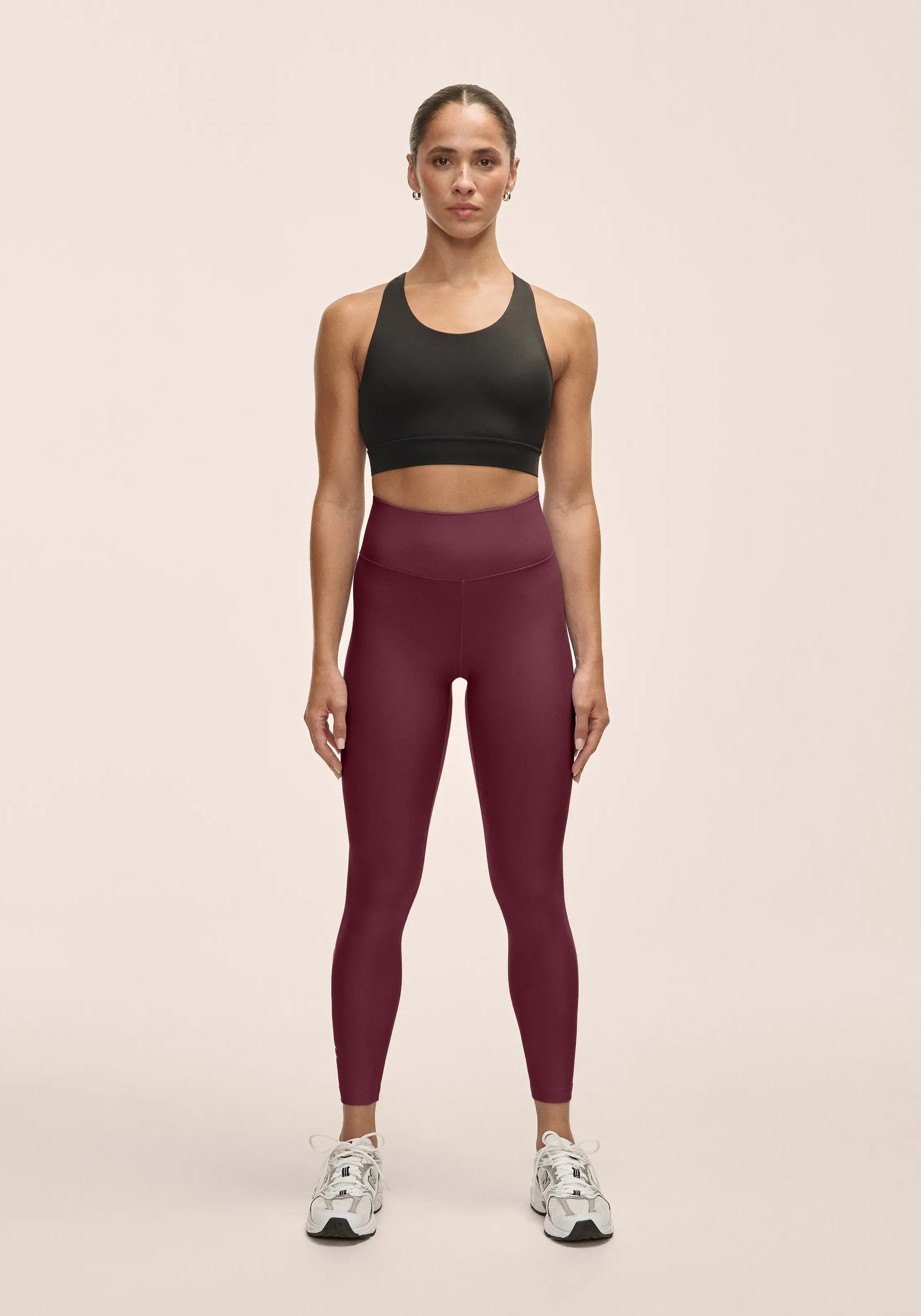 Graphic High Waist Tights - Cherry Moon