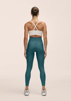 Graphic High Waist Tights - Ocean Teel