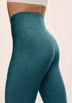 Graphic High Waist Tights - Ocean Teel