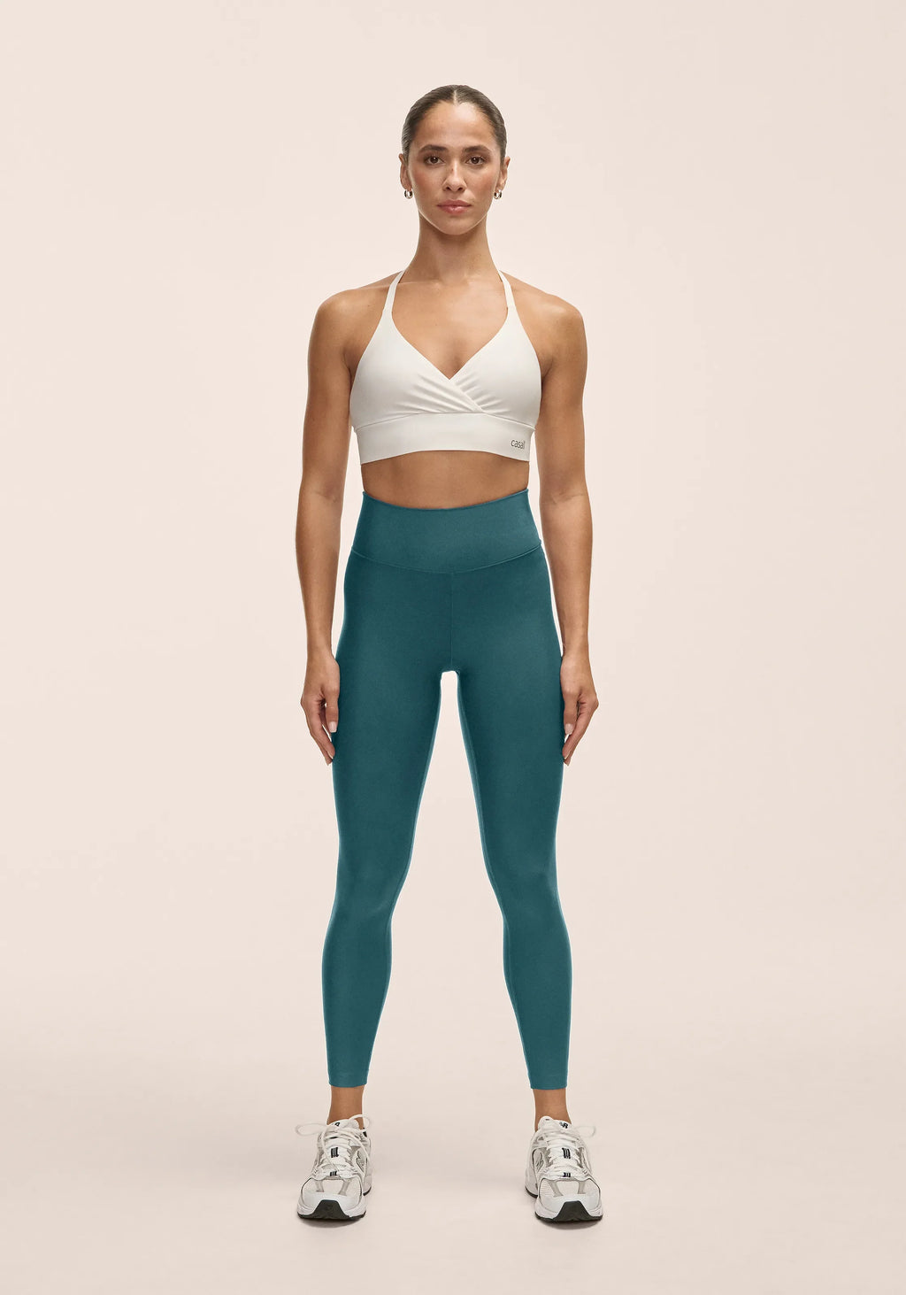 Graphic High Waist Tights - Ocean Teel