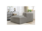 Méridienne Pour Canapé Modulable Megeve - Tissu Bouclette - Angle Droit