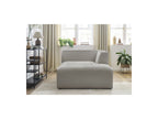 Méridienne Pour Canapé Modulable Megeve - Tissu Bouclette - Angle Droit