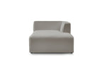 Méridienne Pour Canapé Modulable Megeve - Tissu Bouclette - Angle Droit