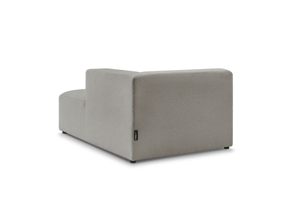 Méridienne Pour Canapé Modulable Megeve - Tissu Bouclette - Angle Droit