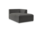 Méridienne Pour Canapé Modulable Megeve - Tissu Bouclette - Angle Droit