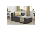 Méridienne Pour Canapé Modulable Megeve - Tissu Bouclette - Angle Droit