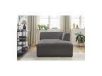 Méridienne Pour Canapé Modulable Megeve - Tissu Bouclette - Angle Droit