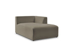 Méridienne Pour Canapé Modulable Megeve - Tissu Bouclette - Angle Droit