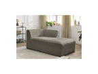 Méridienne Pour Canapé Modulable Megeve - Tissu Bouclette - Angle Droit