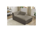 Méridienne Pour Canapé Modulable Megeve - Tissu Bouclette - Angle Droit