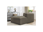 Méridienne Pour Canapé Modulable Megeve - Tissu Bouclette - Angle Droit