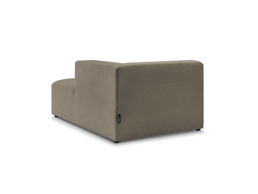 Méridienne Pour Canapé Modulable Megeve - Tissu Bouclette - Angle Droit