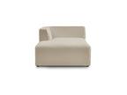Méridienne Pour Canapé Modulable Megeve - Tissu Bouclette - Angle Gauche