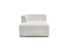 Méridienne Pour Canapé Modulable Megeve - Tissu Bouclette - Angle Gauche