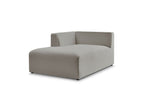Méridienne Pour Canapé Modulable Megeve - Tissu Bouclette - Angle Gauche