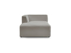 Méridienne Pour Canapé Modulable Megeve - Tissu Bouclette - Angle Gauche