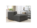 Méridienne Pour Canapé Modulable Megeve - Tissu Bouclette - Angle Gauche