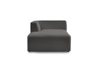 Méridienne Pour Canapé Modulable Megeve - Tissu Bouclette - Angle Gauche