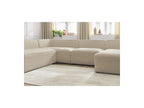 Fixed Panoramic Sofa - Megeve - Bouclé Fabric - Right-Hand Corner