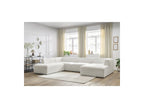 Fixed Panoramic Sofa - Megeve - Bouclé Fabric - Right-Hand Corner