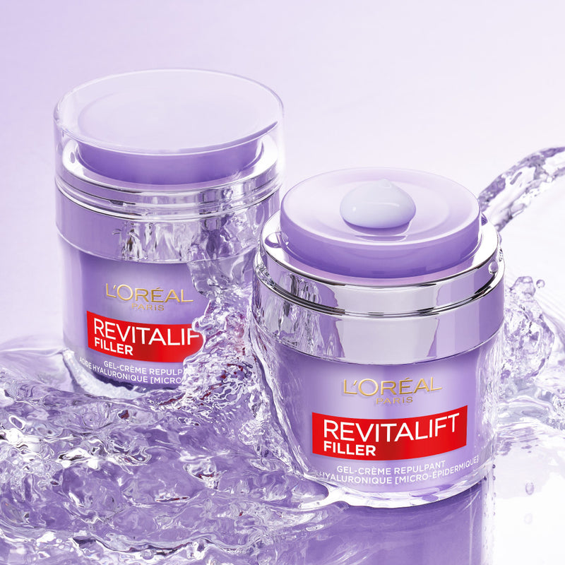 Revitalift Filler Gel-Crème Repulpant Acide Hyaluronique, Céramides, Niacinamide & Glycérine