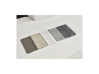 Fixed Panoramic Sofa - Megeve - Bouclé Fabric - Right-Hand Corner